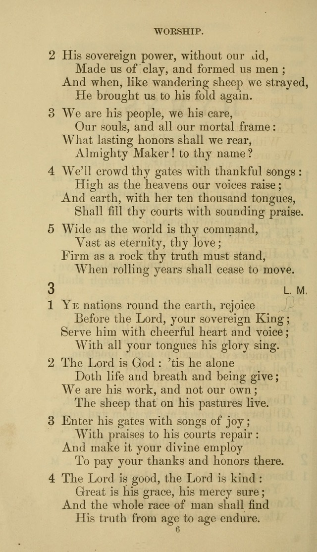 The Presbyterian Hymnal page 6