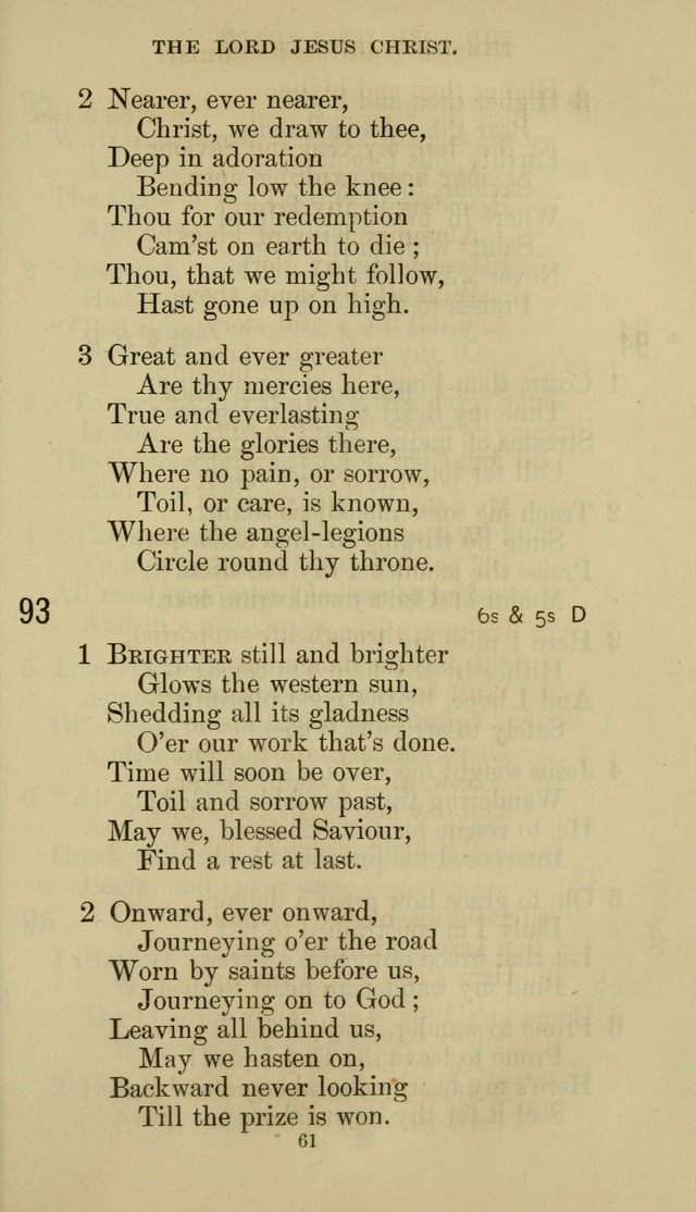 The Presbyterian Hymnal page 61