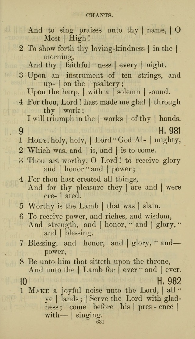 The Presbyterian Hymnal page 631