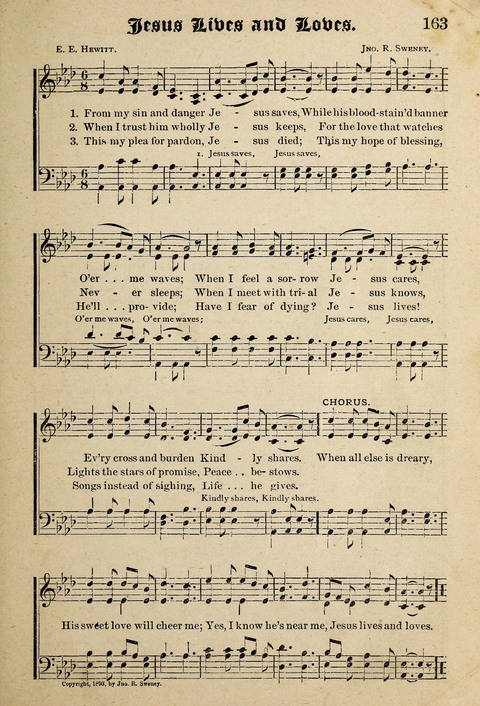 Praise in Song: a collection of hymns and sacred melodies page 163