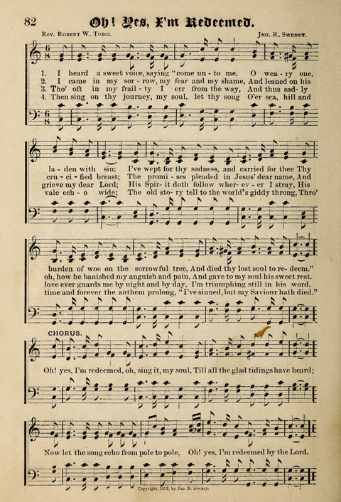 Praise in Song: a collection of hymns and sacred melodies page 82