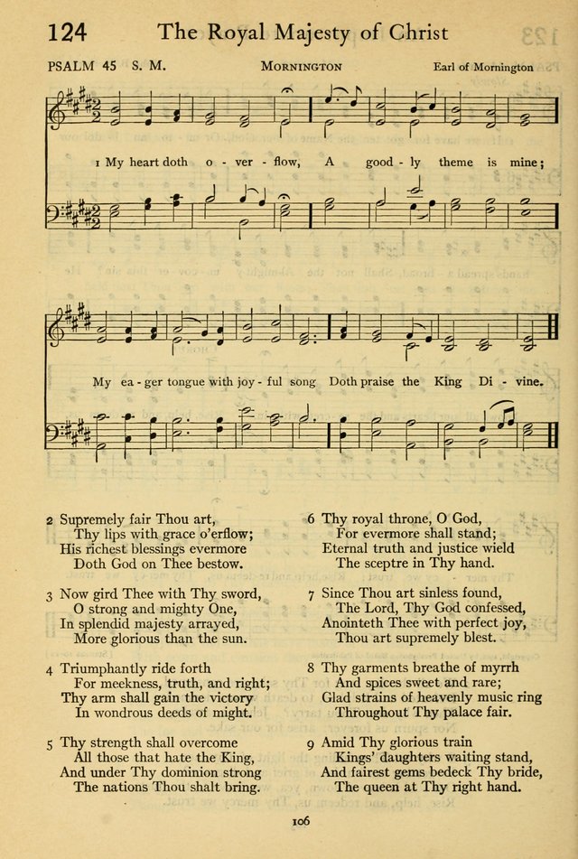 The Psalter: with responsive readings page 106