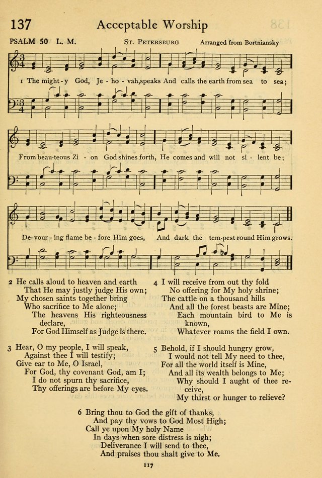 The Psalter: with responsive readings page 117