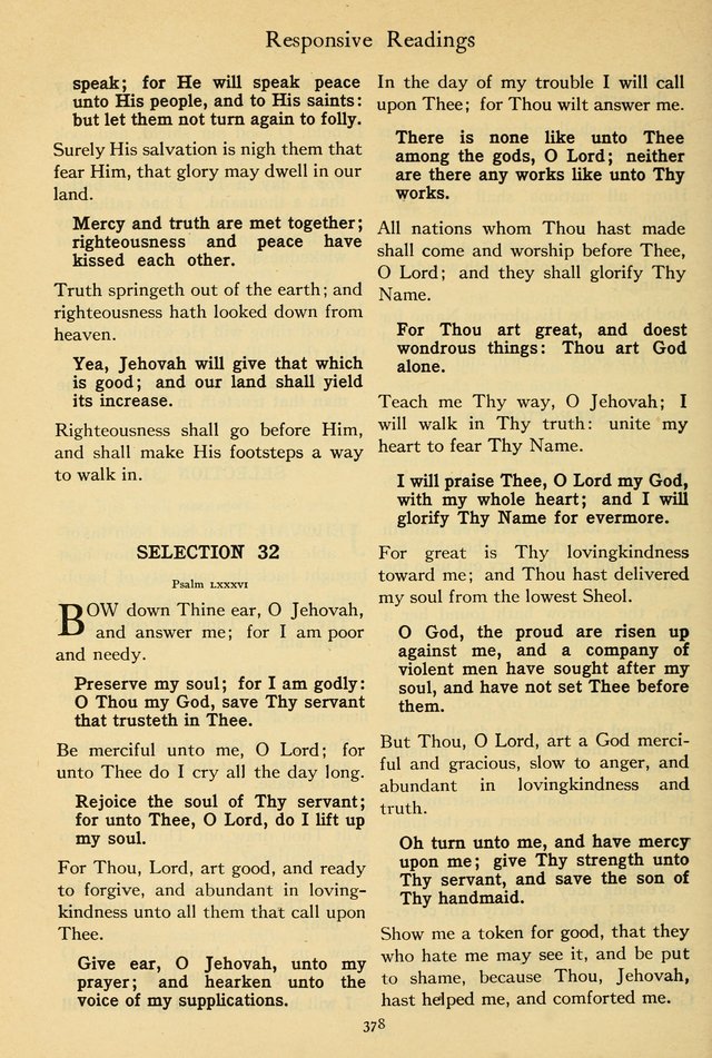 The Psalter: with responsive readings page 382