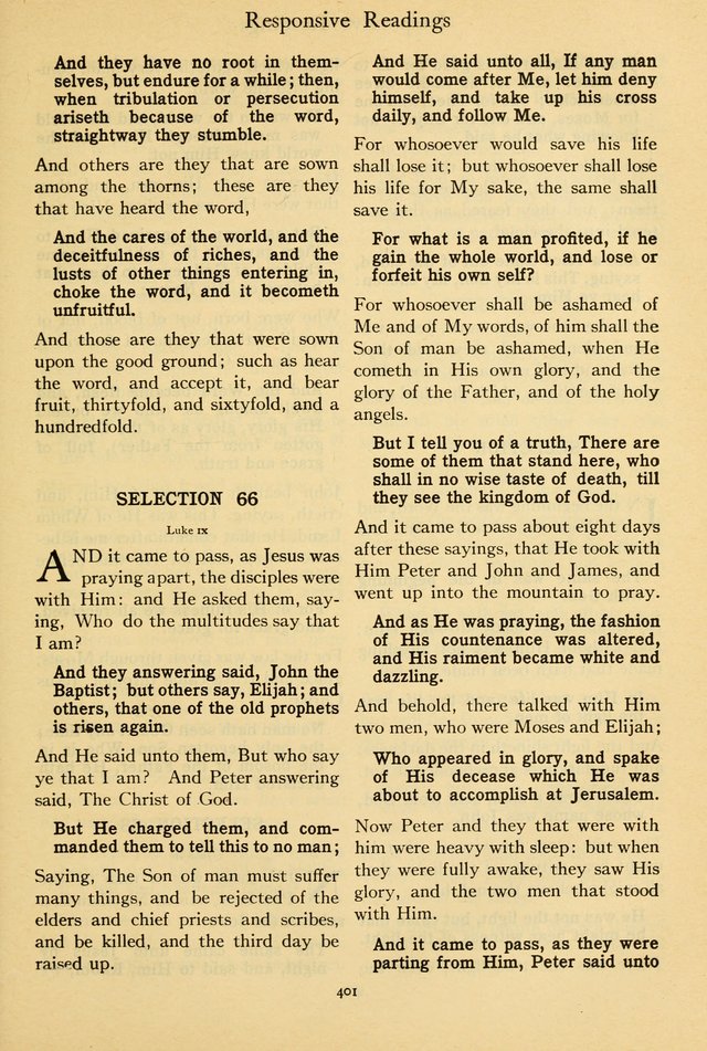 The Psalter: with responsive readings page 405