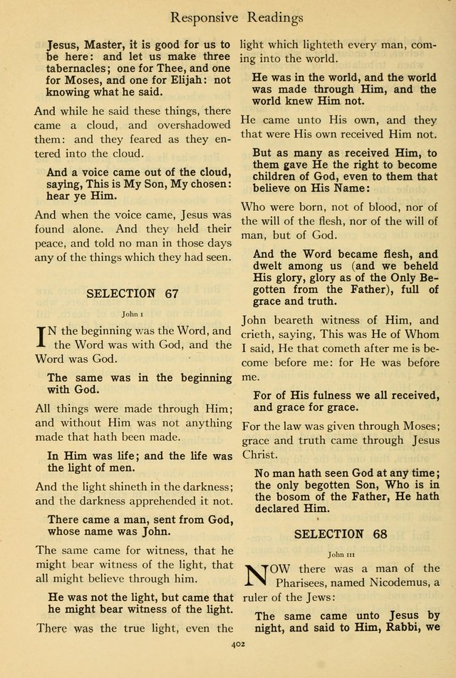 The Psalter: with responsive readings page 406