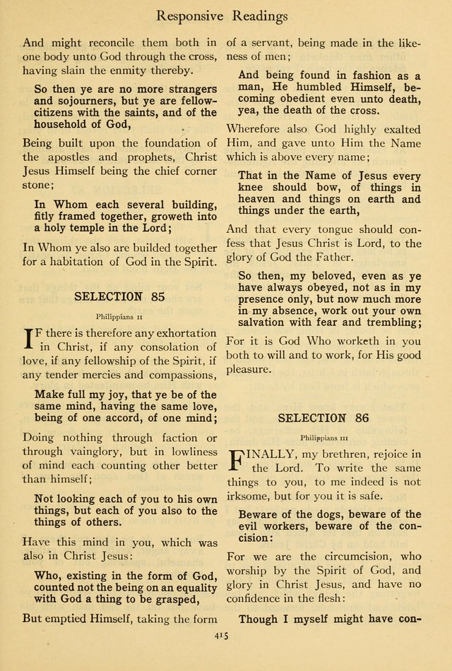 The Psalter: with responsive readings page 419