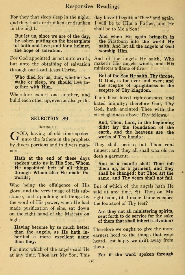 The Psalter: with responsive readings page 422