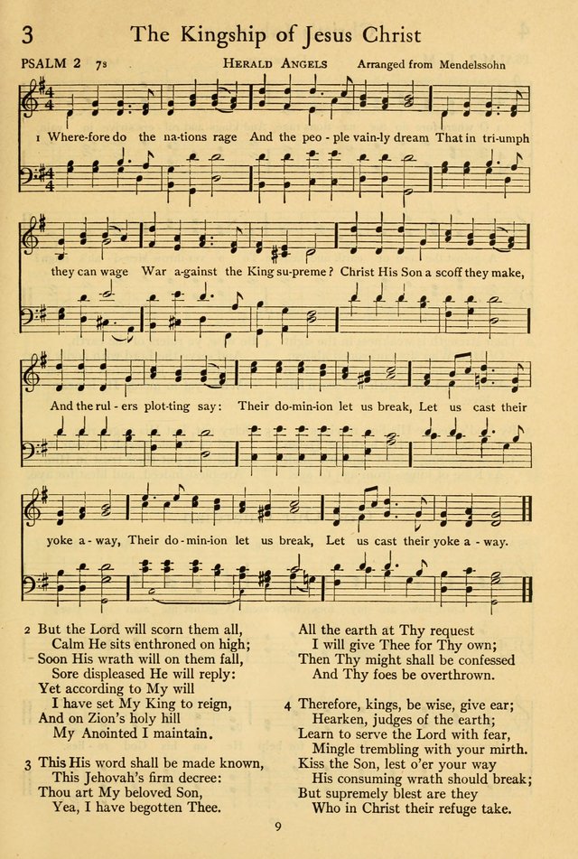 The Psalter: with responsive readings page 9 | Hymnary.org