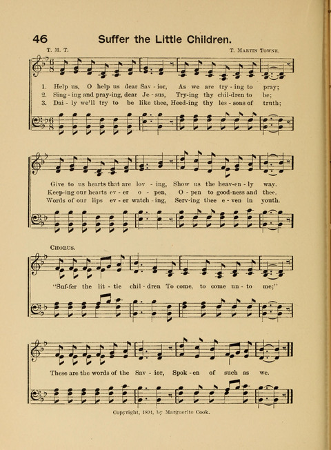 Primary Songs No. 2: for the primary class in the sabbath school and for use in the home, the kindergarten and day school page 46
