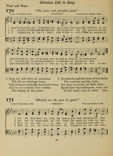 Pilgrim Songs (Number Two) page 150