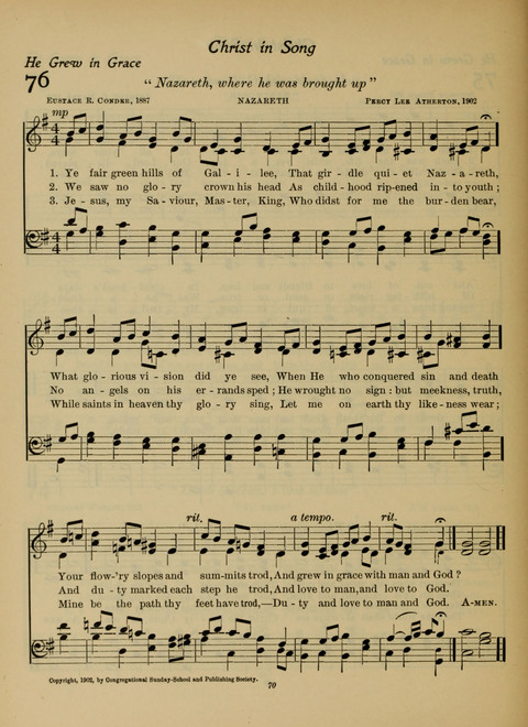 Pilgrim Songs (Number Two) page 70