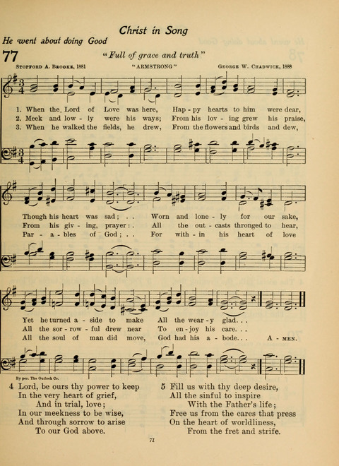 Pilgrim Songs (Number Two) page 71