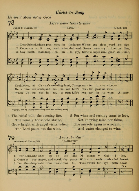 Pilgrim Songs (Number Two) page 72