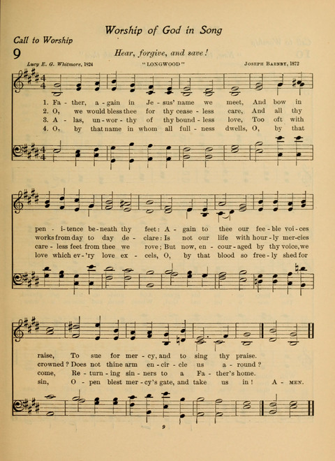 Pilgrim Songs (Number Two) page 9
