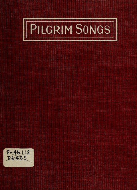 Pilgrim Songs (Number Two) page cover