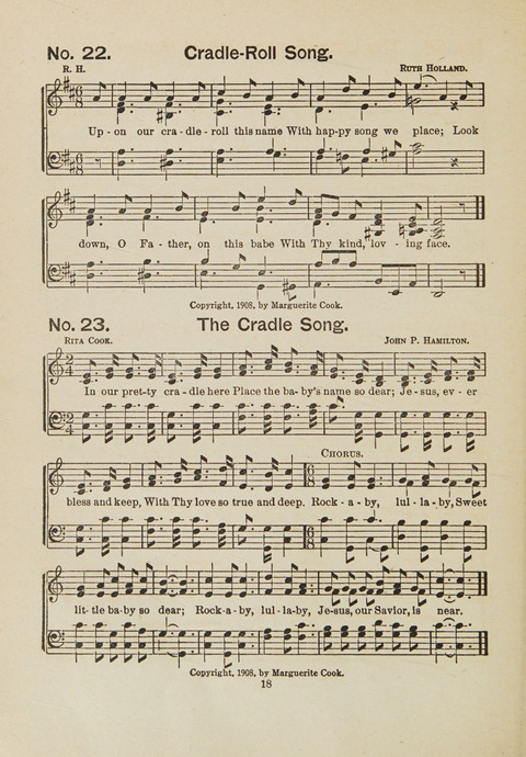 Primary Songs No. 3: for the primary department in the Sunday school, and for use in the home page 16