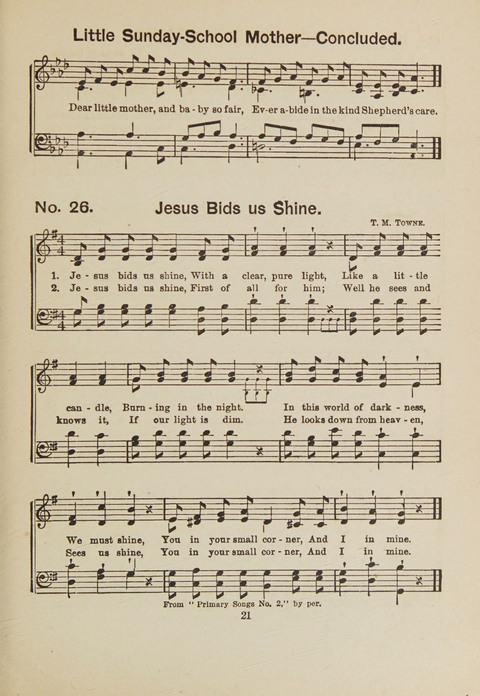 Primary Songs No. 3: for the primary department in the Sunday school, and for use in the home page 19