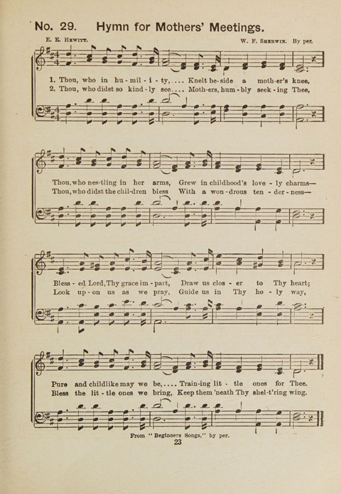 Primary Songs No. 3: for the primary department in the Sunday school, and for use in the home page 21