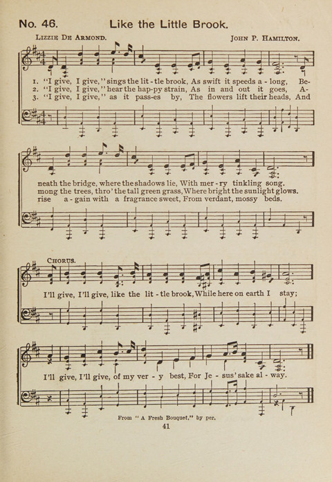 Primary Songs No. 3: for the primary department in the Sunday school, and for use in the home page 39