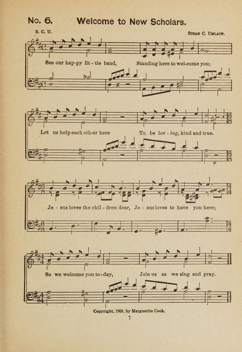 Primary Songs No. 3: for the primary department in the Sunday school, and for use in the home page 5