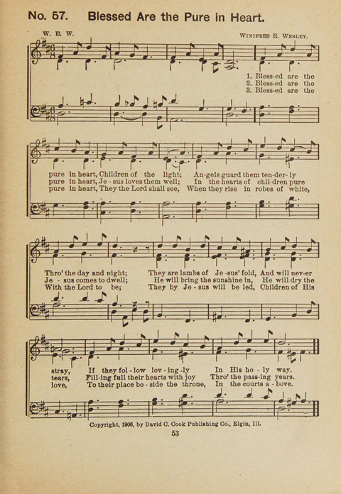Primary Songs No. 3: for the primary department in the Sunday school, and for use in the home page 51