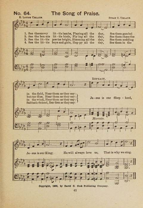 Primary Songs No. 3: for the primary department in the Sunday school, and for use in the home page 59