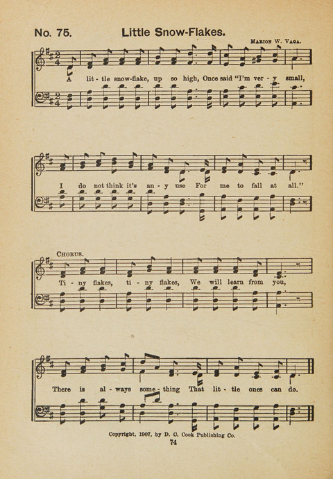 Primary Songs No. 3: for the primary department in the Sunday school, and for use in the home page 72