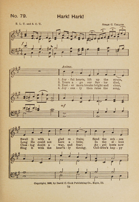 Primary Songs No. 3: for the primary department in the Sunday school, and for use in the home page 77
