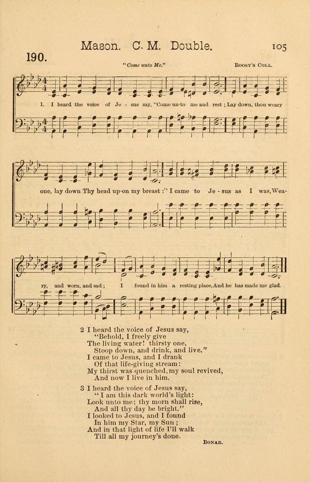 The Public School Hymnal: for the use of high schools and seminaries page 109