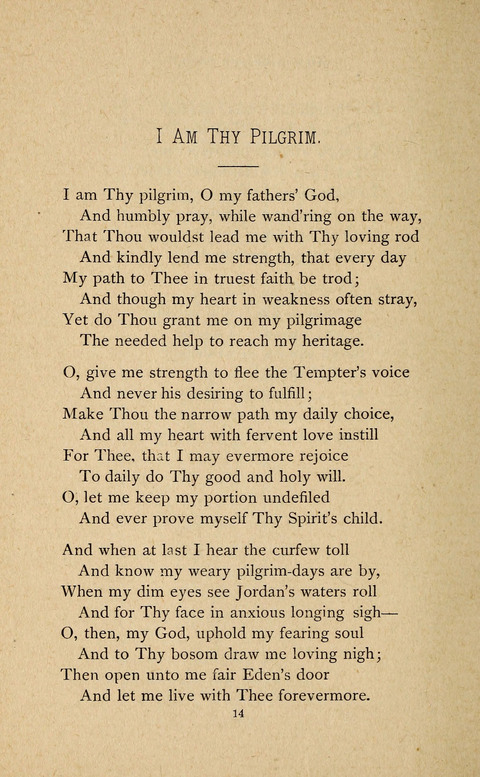 Pilgrim Songs page 14