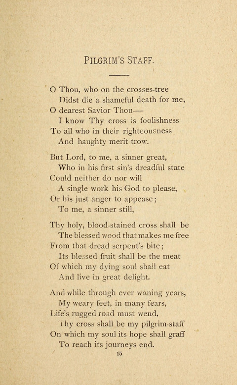 Pilgrim Songs page 15