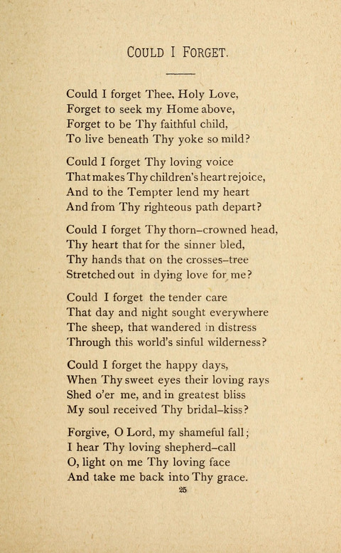 Pilgrim Songs page 25