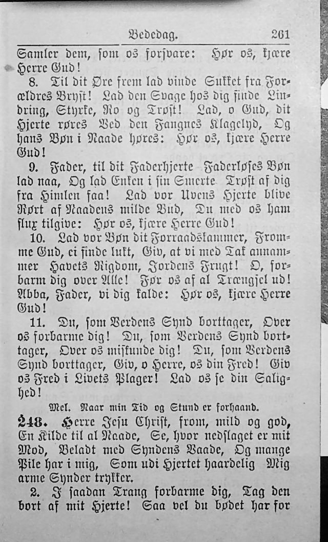 Psalmebog, udgiven af Synoden for den norske evangelisk-lutherske Kirke i Amerika (2nd ed.) page 267