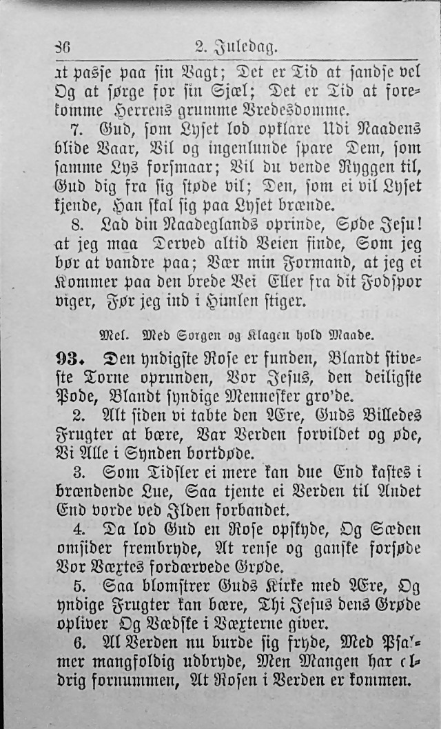 Psalmebog, udgiven af Synoden for den norske evangelisk-lutherske Kirke i Amerika (2nd ed.) page 92