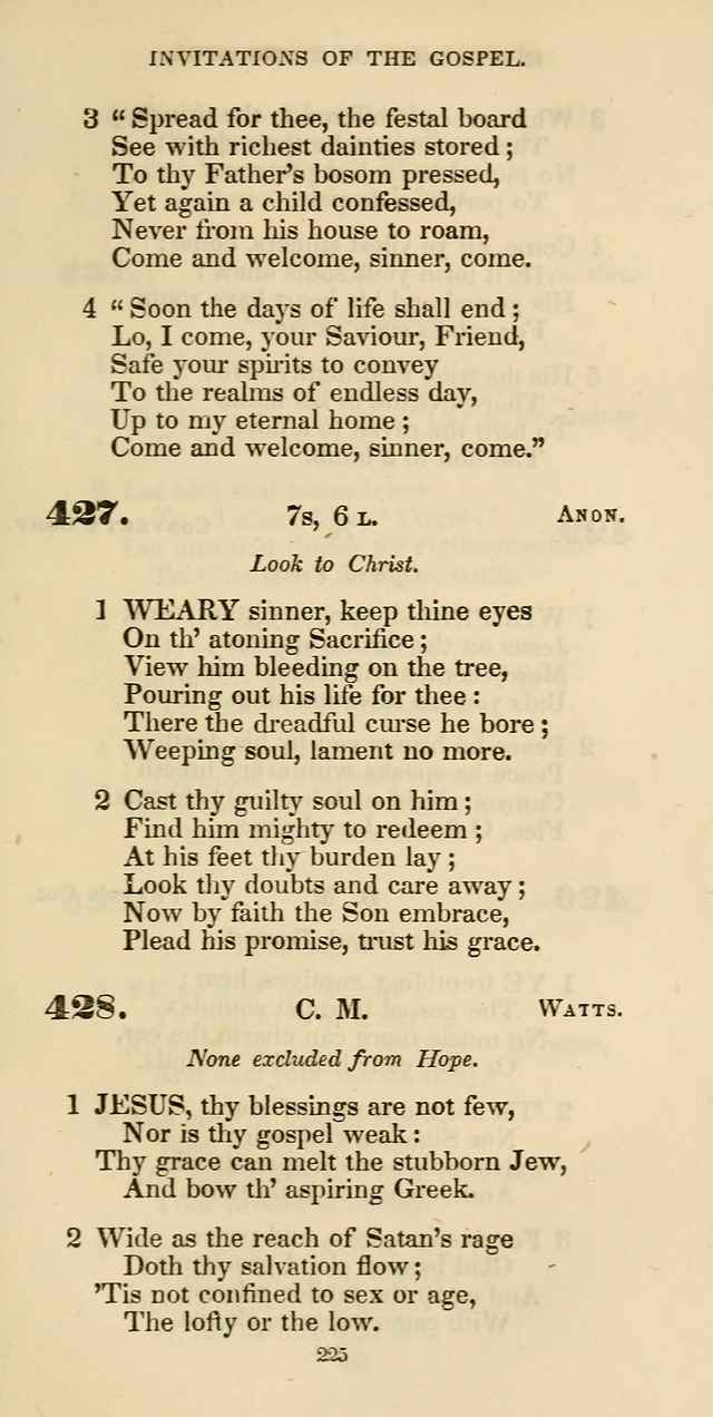 The Psalmist: a new collection of hymns for the use of Baptist churches; with a supplement page 285