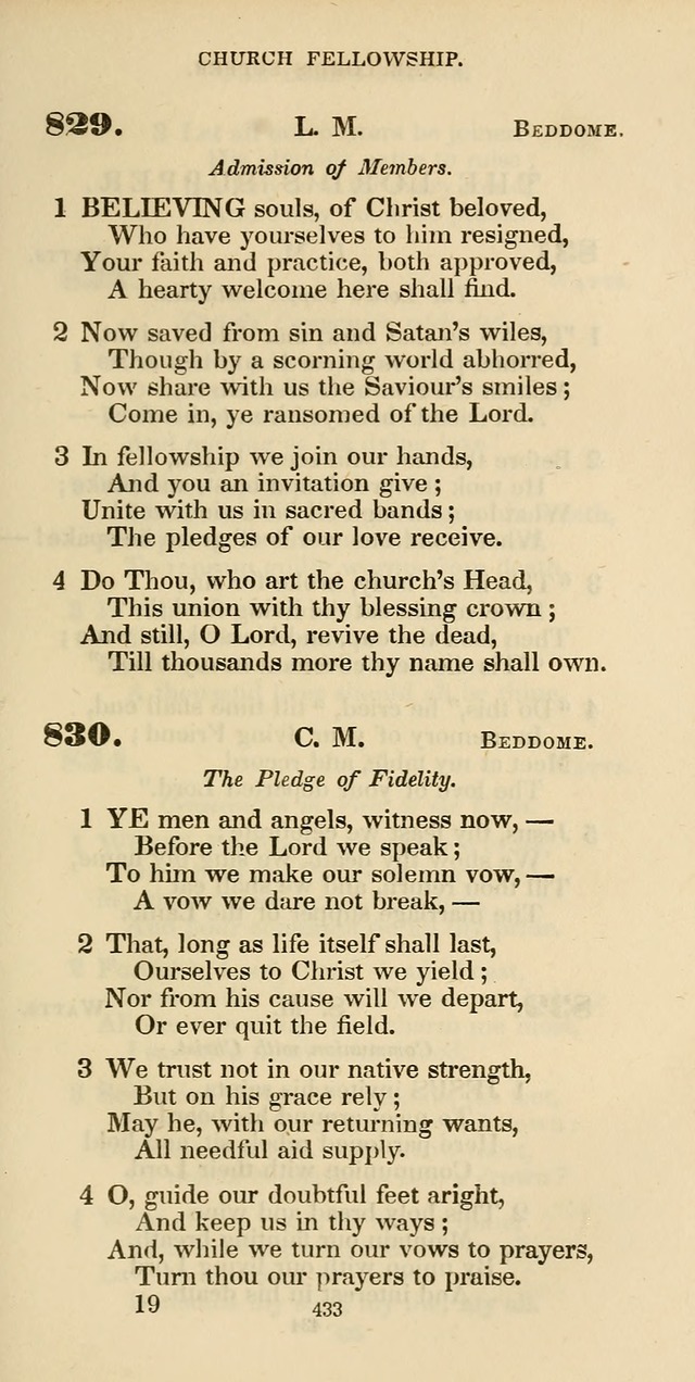The Psalmist: a new collection of hymns for the use of Baptist churches; with a supplement page 493