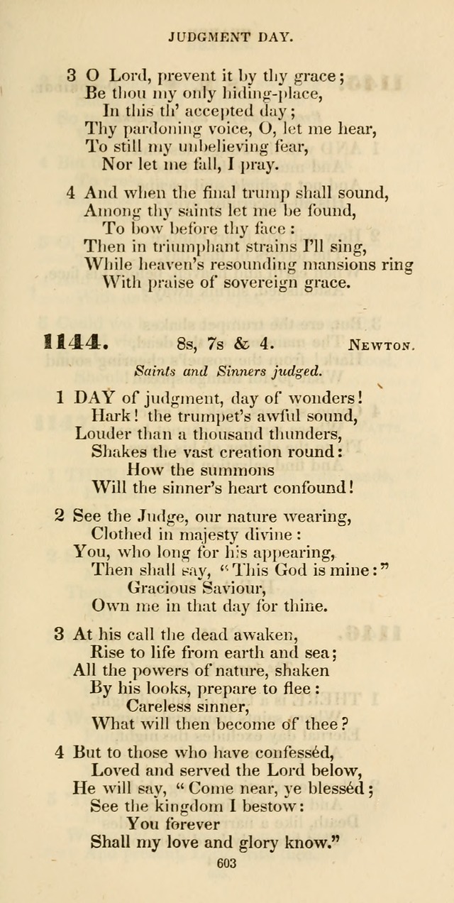 The Psalmist: a new collection of hymns for the use of Baptist churches; with a supplement page 663