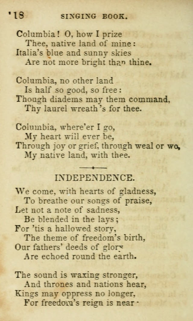 The Public School Singing Book: a collection of original and other songs, odes, hymns, anthems, and chants used in the various public schools page 122