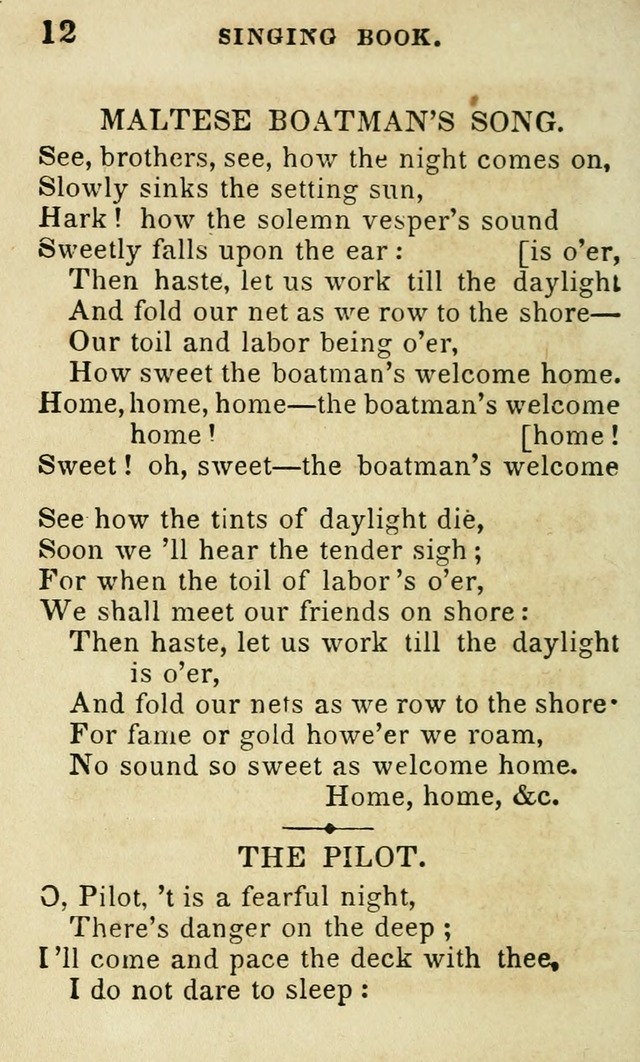The Public School Singing Book: a collection of original and other songs, odes, hymns, anthems, and chants used in the various public schools page 14