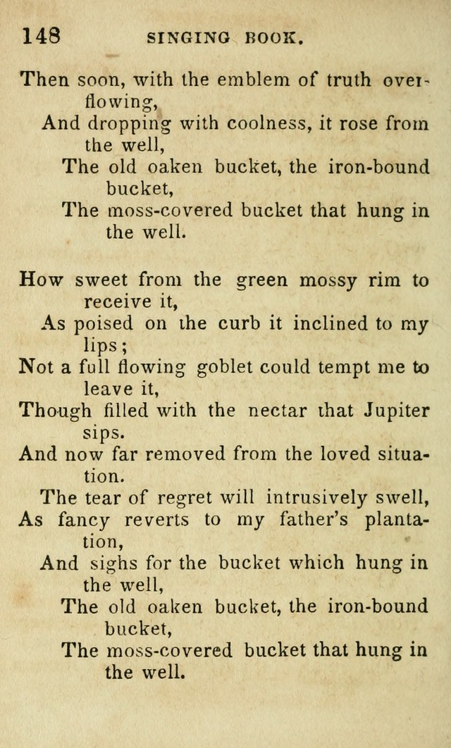 The Public School Singing Book: a collection of original and other songs, odes, hymns, anthems, and chants used in the various public schools page 154