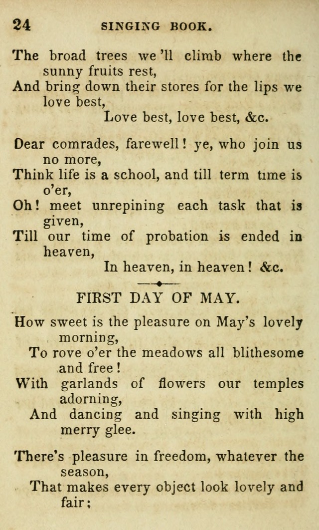The Public School Singing Book: a collection of original and other songs, odes, hymns, anthems, and chants used in the various public schools page 26
