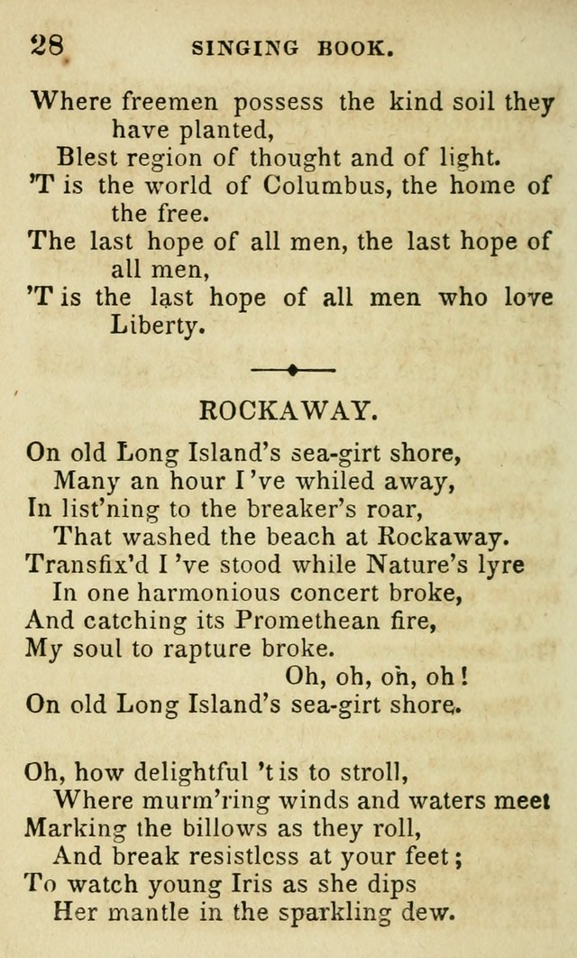 The Public School Singing Book: a collection of original and other songs, odes, hymns, anthems, and chants used in the various public schools page 30
