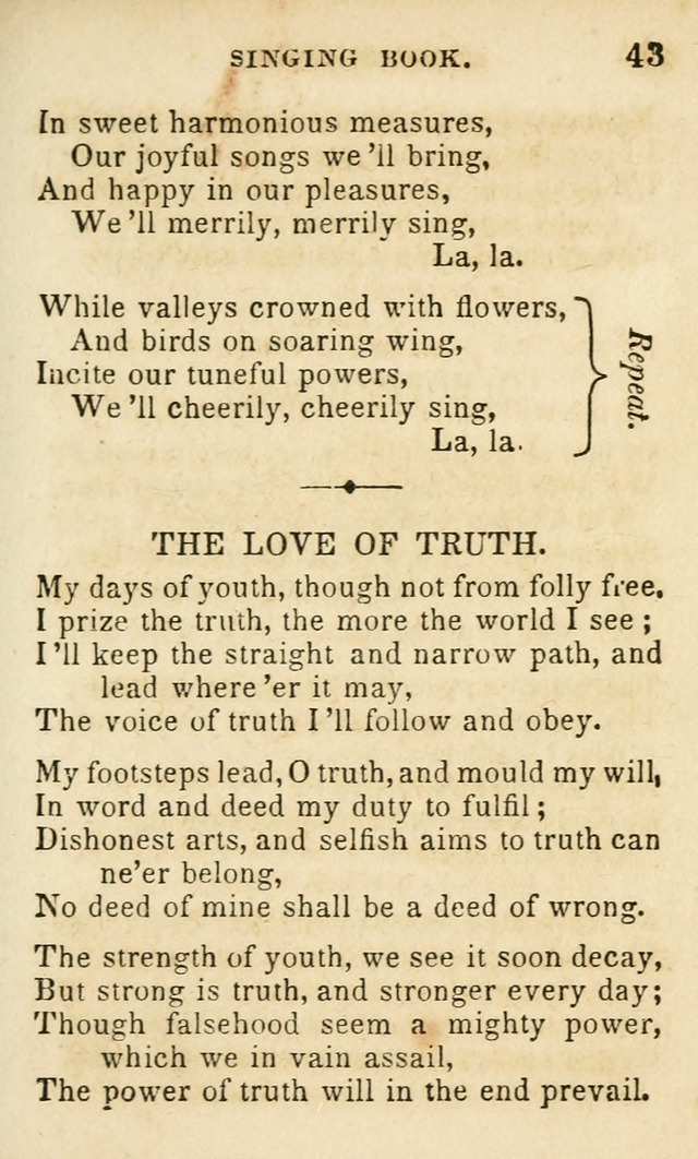 The Public School Singing Book: a collection of original and other songs, odes, hymns, anthems, and chants used in the various public schools page 47