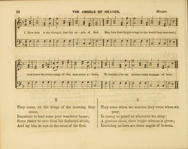 Plymouth Sabbath School Collection: or, Hymns and Tunes page 58
