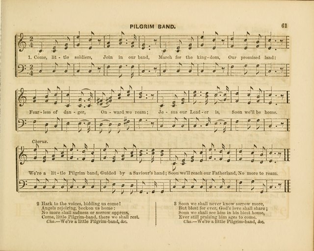 Plymouth Sabbath School Collection: or, Hymns and Tunes page 61