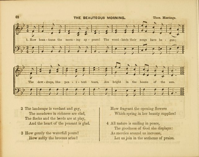 Plymouth Sabbath School Collection: or, Hymns and Tunes page 68