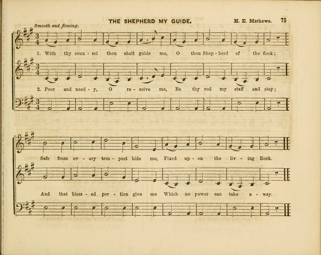 Plymouth Sabbath School Collection: or, Hymns and Tunes page 75