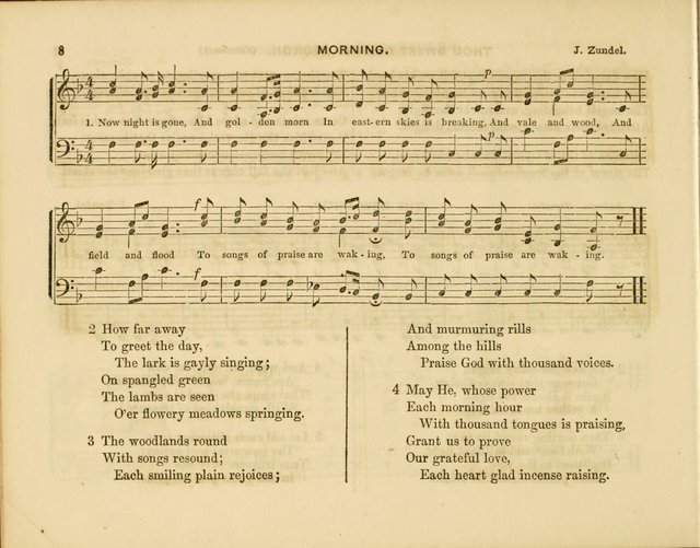Plymouth Sabbath School Collection: or, Hymns and Tunes page 8