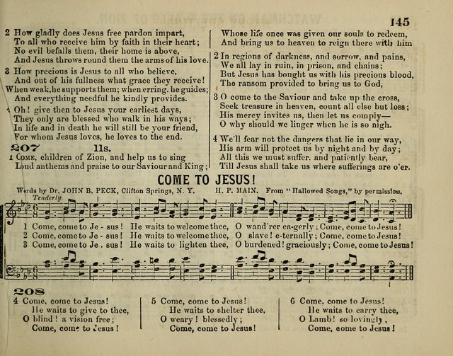The Plymouth Sabbath School Collection of Hymns and Tunes page 145